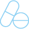 Pill light Blue icon